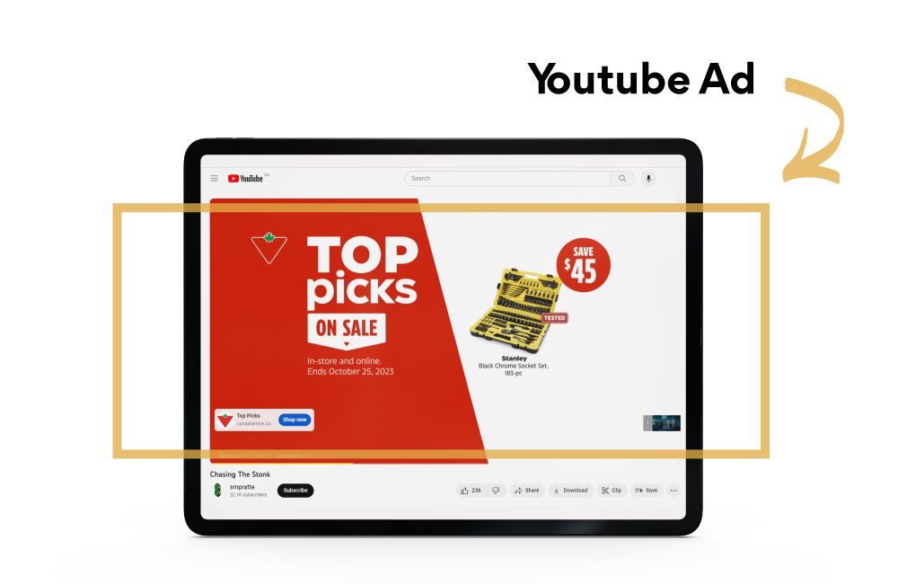 Google Ads - YouTube Ads Example - Digital Marketing for Small Business Toronto - JP Marketing Associates